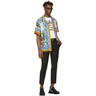 Dolce and Gabbana Multicolor Silk Tempio Shirt