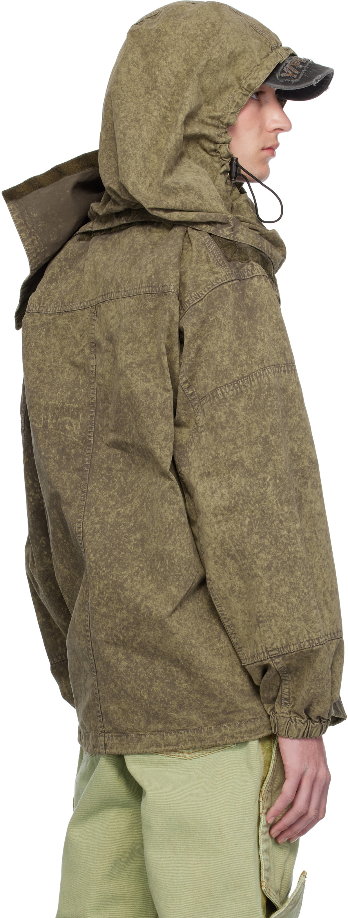 Y/Project Khaki Velcro Cargo Jacket