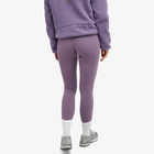 Sporty & Rich Women's SR Bold High Waisted Leggings in Eggplant