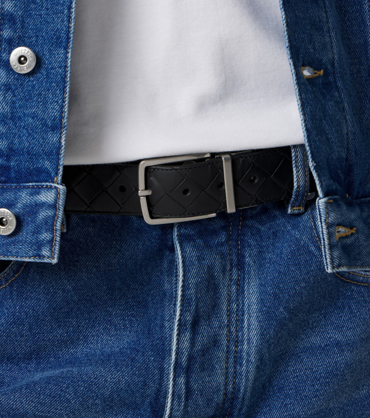 Bottega Veneta Intrecciato leather belt