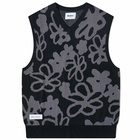 Butter Goods Men's Flowers Knit Vest in Black