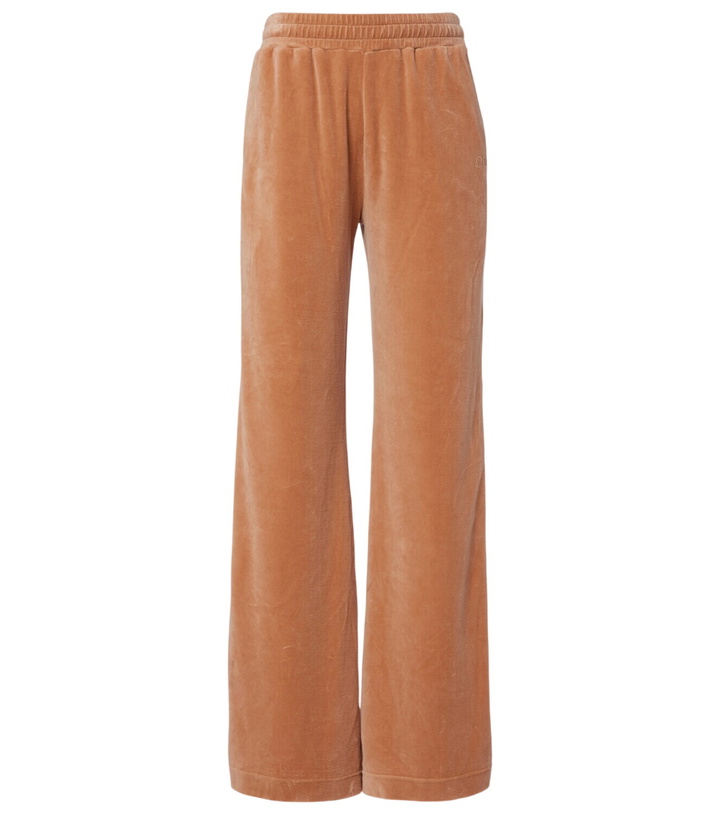Photo: Chloé Cotton-blend velour sweatpants