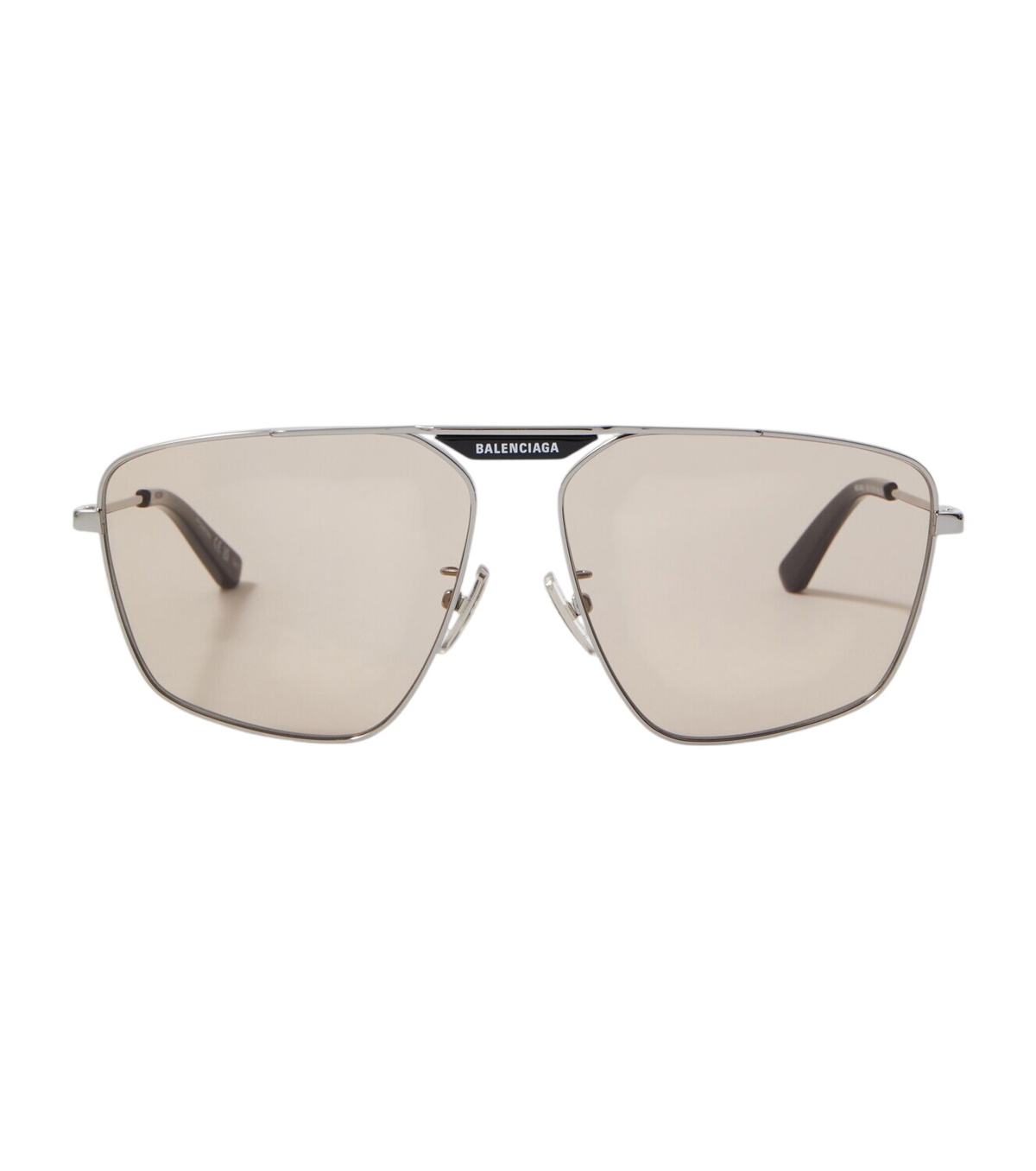 Balenciaga Silver Mono Sunglasses Balenciaga