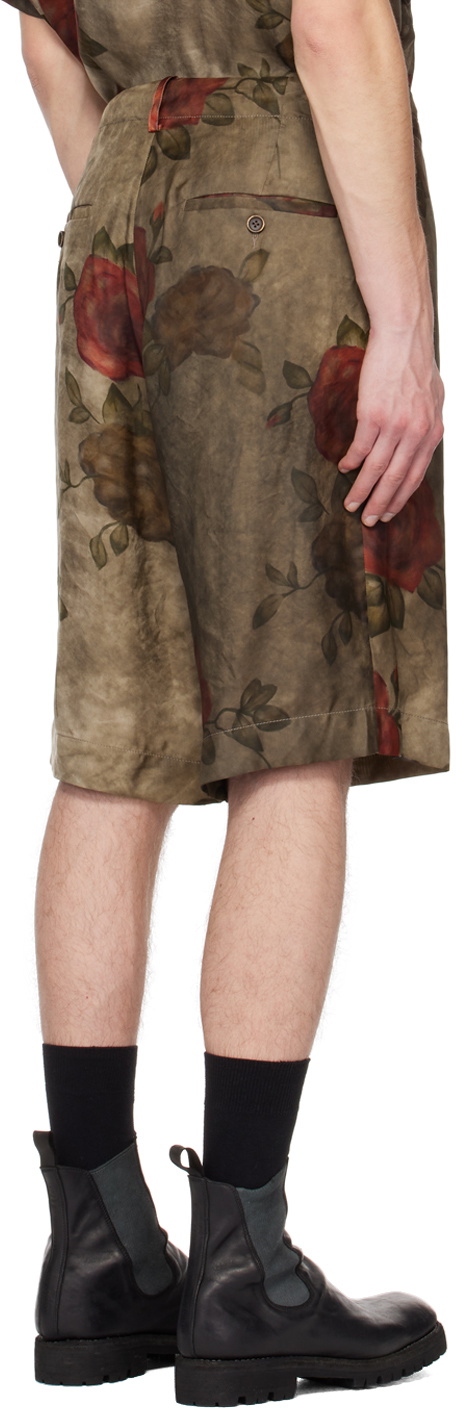UMA WANG Khaki Pallor Shorts