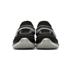 Prada Black and Silver Cloudbust Sneakers