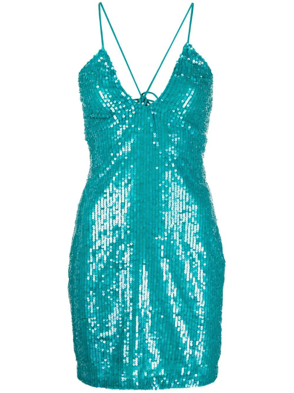 PAROSH - Sequined Mini Dress Parosh