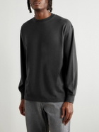 A.PRESSE - Cotton and Cashmere-Blend Jersey T-Shirt - Gray