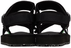 Suicoke Black DEPA-2Cab-ECO Sandals