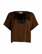 Jucca Womens Top in Brown