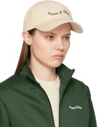 Museum of Peace & Quiet Beige Wordmark Cap