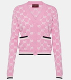 Gucci GG canvas Intarsia cotton cardigan