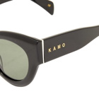 KAMO Women's Stella Sunglasses in Black/Green