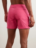 TOM FORD - Straight-Leg Mid-Length Swim Shorts - Pink