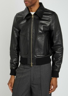 Amiri Blouson Leather Jacket Black