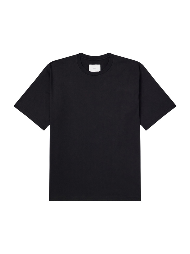 Photo: ssstein - Suvin Cotton-Jersey T-Shirt - Black