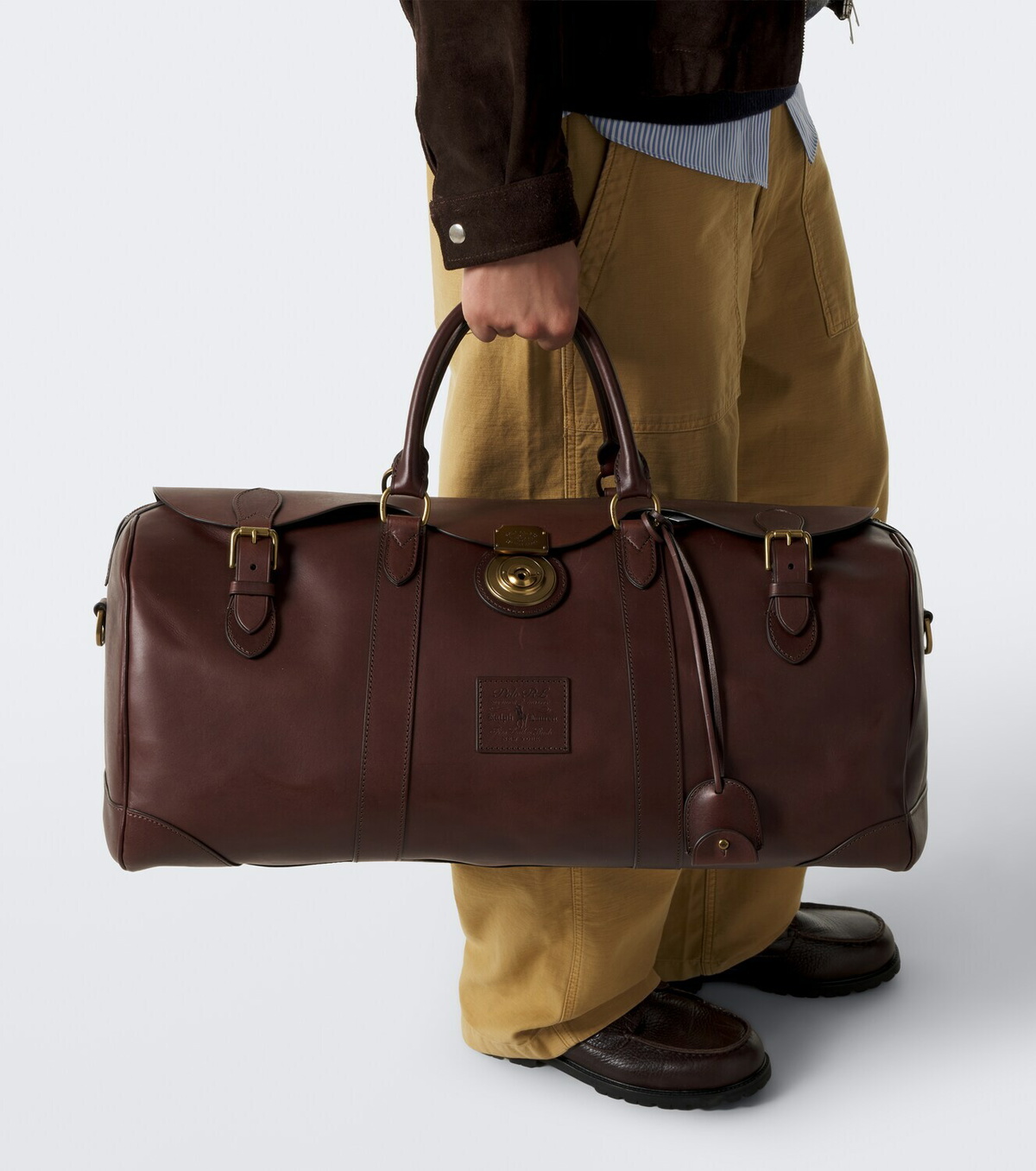 Polo Ralph Lauren Heritage Lock Large leather duffel bag