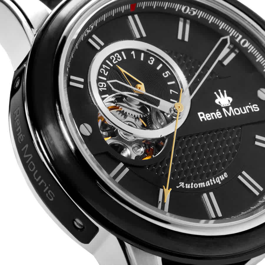 Rene Mouris Orion Automatic Black Dial Mens Watch 70101RM2