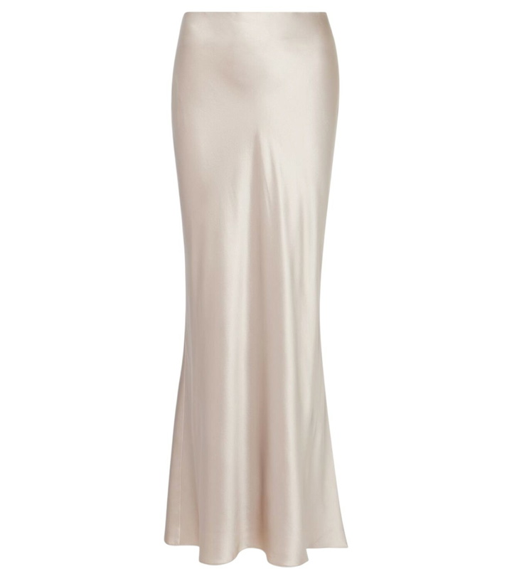 Photo: The Sei Silk satin maxi skirt
