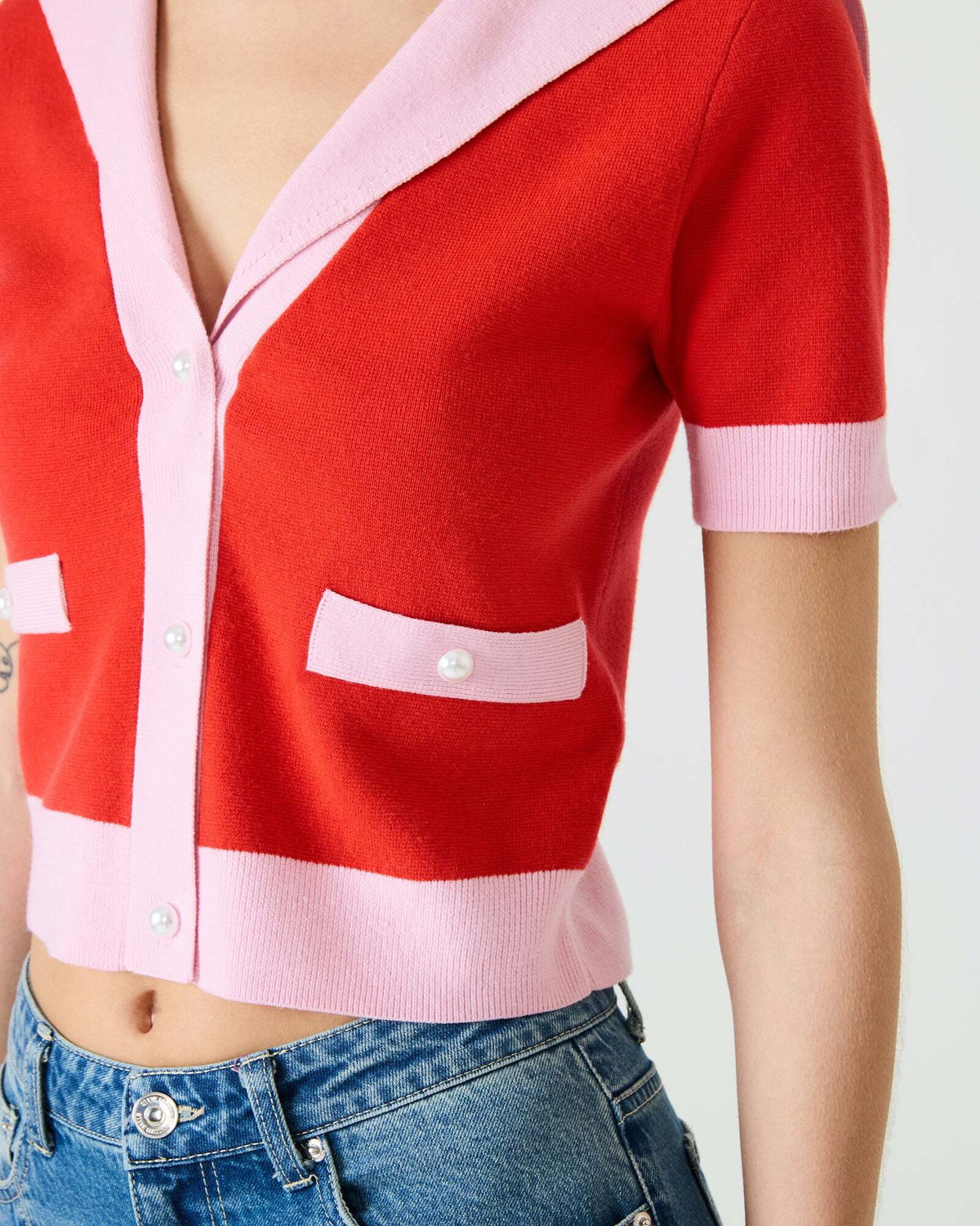 Steve Madden Aden Sweater in Red