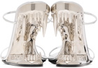 GCDS Silver Morso Heels