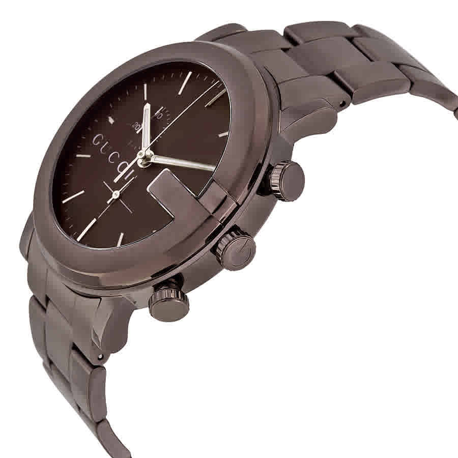 Gucci 101 G-Chrono Brown Dial Mens Watch YA101341 Gucci