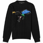 Andersson Bell Women's Dragon Summer Crew Neck Sweater in Black