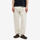 Ordinary Fits Men's 108 Loose Ankle Denim Jeans in Ecru One Wash