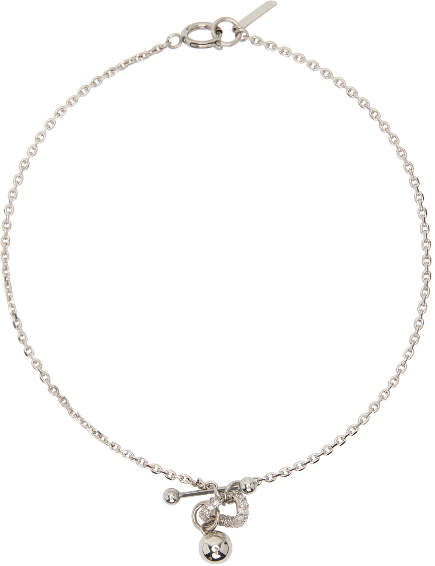 Justine Clenquet Silver Gordon Choker