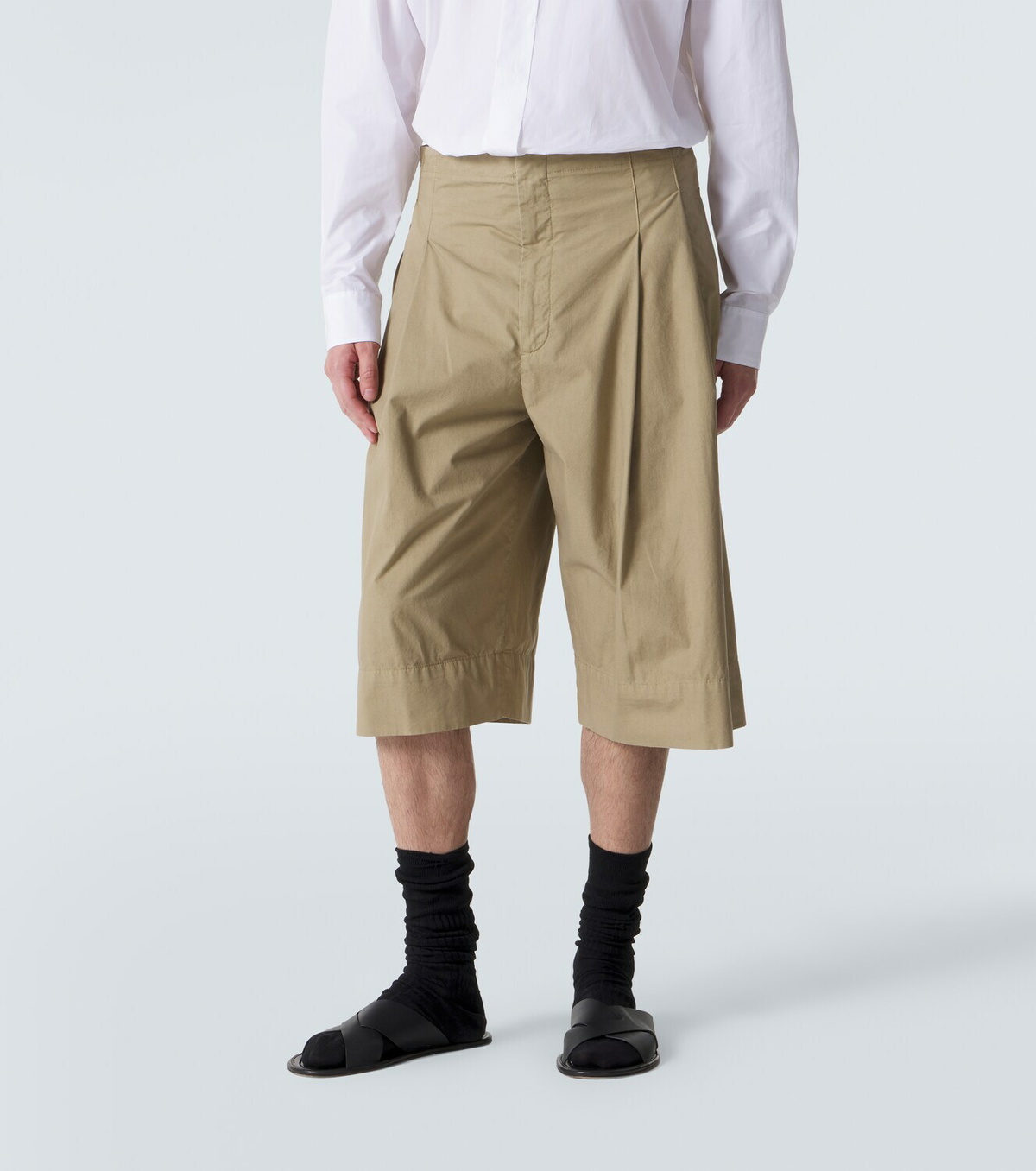 The Row Satya cotton bermuda shorts