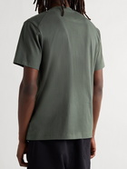 Y-3 - Logo-Print Cotton-Jersey T-Shirt - Green