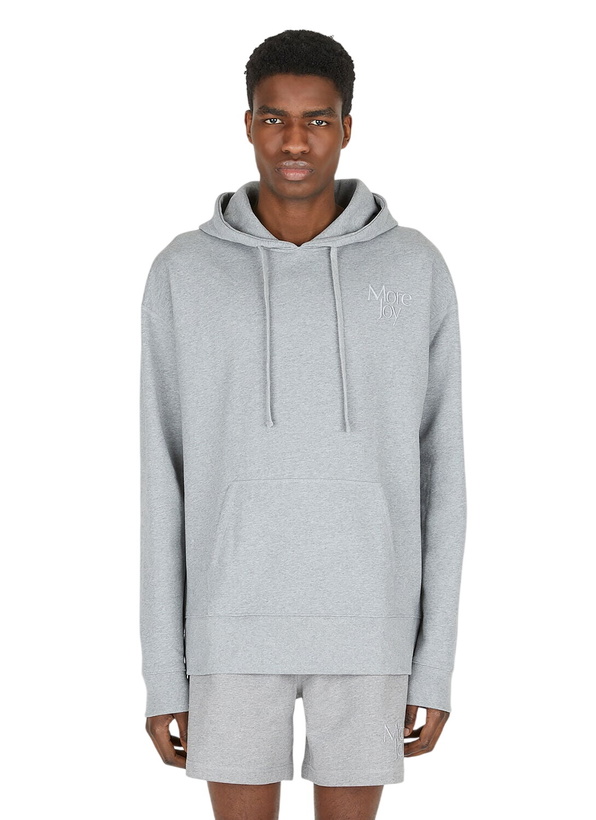 Photo: More Joy Logo Embroidered Hooded Sweatshirt