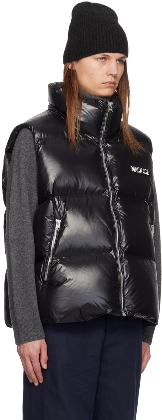 MACKAGE Black Kane Down Vest