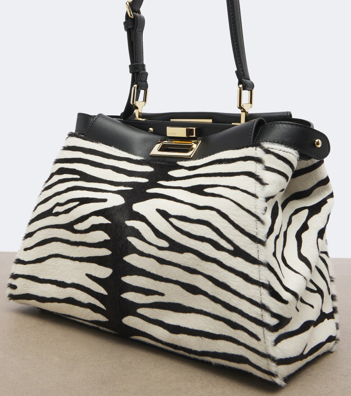 Fendi My Peekaboo® Medium calf hair shoulder bag