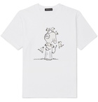 Undercover - Printed Cotton-Jersey T-Shirt - White