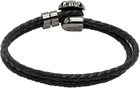Versace 'La Medusa' Leather Bracelet