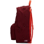 Raf Simons Burgundy Eastpak Edition Padded Loop Backpack