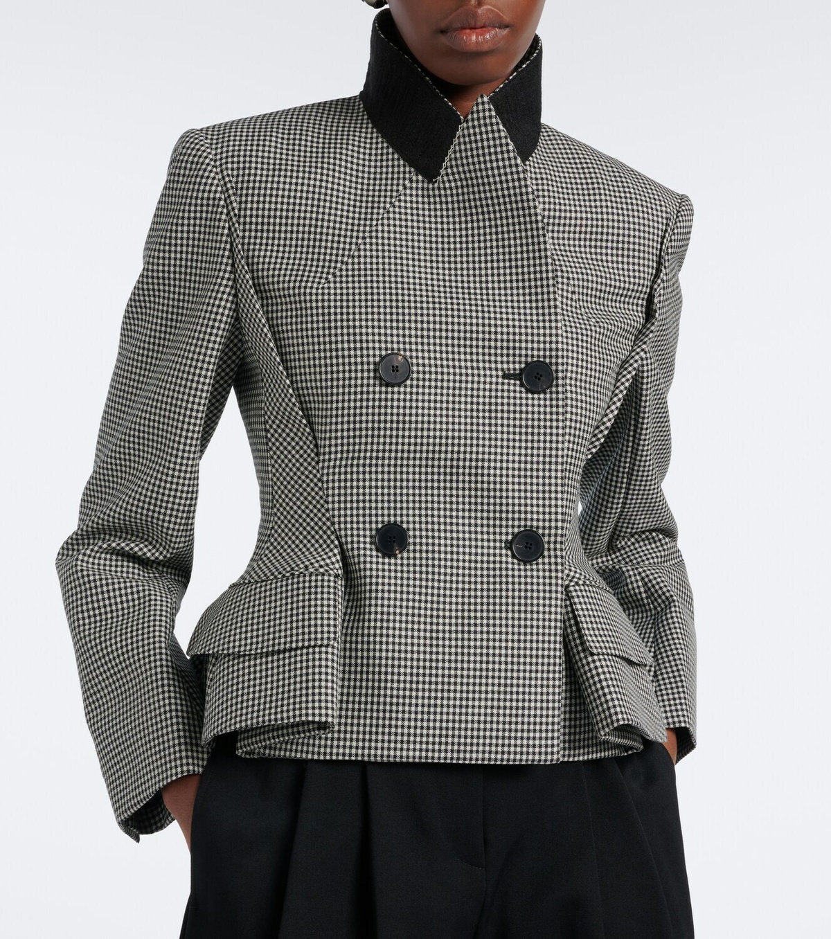 Givenchy Pinch houndstooth wool and mohair jacket