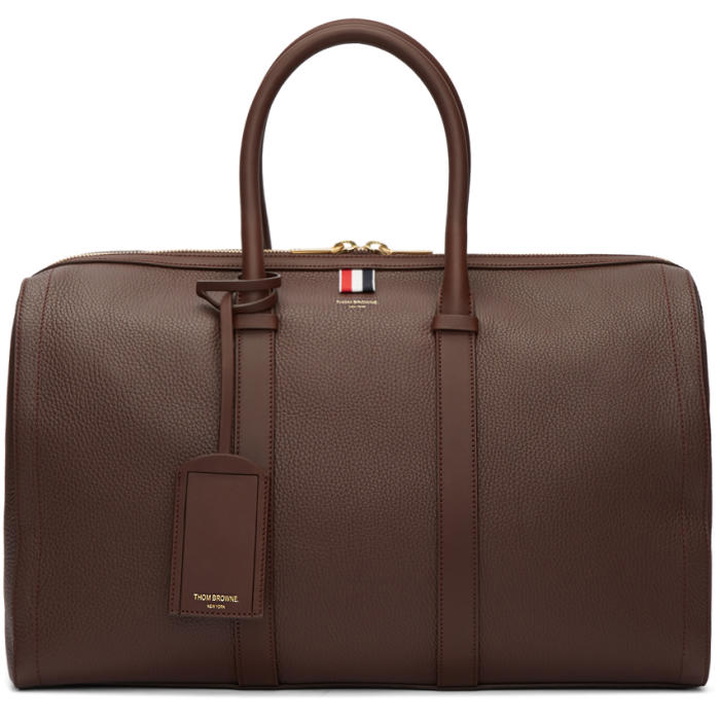 Photo: Thom Browne Brown Unstructured Holdall Bag 
