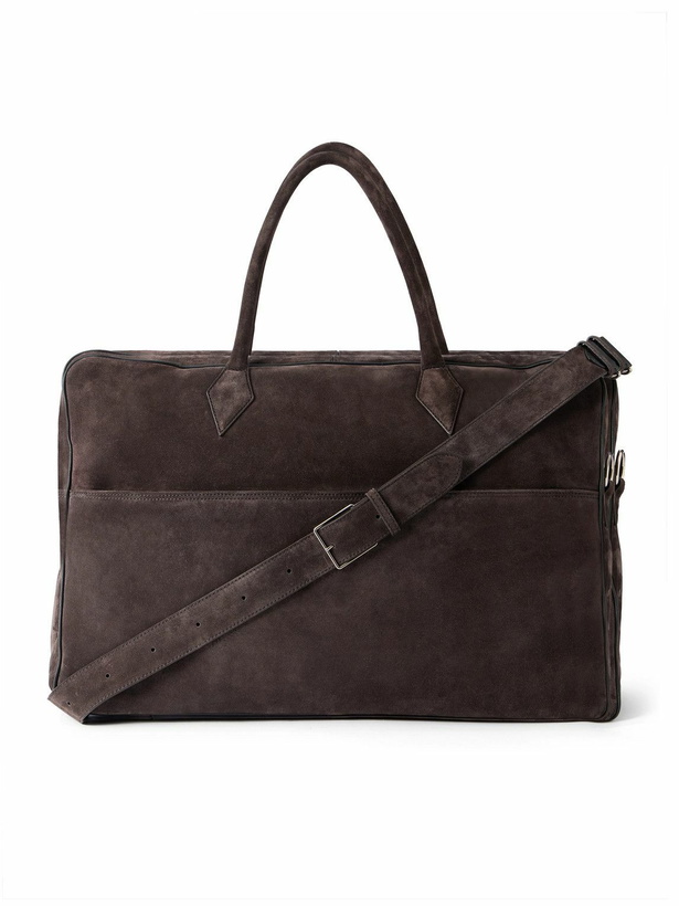 Photo: Métier - Closer Suede Weekend Bag