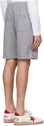 Golden Goose Gray Graphic Shorts