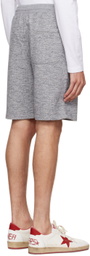 Golden Goose Gray Graphic Shorts