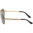 Versace Gold Greca Flow Sunglasses