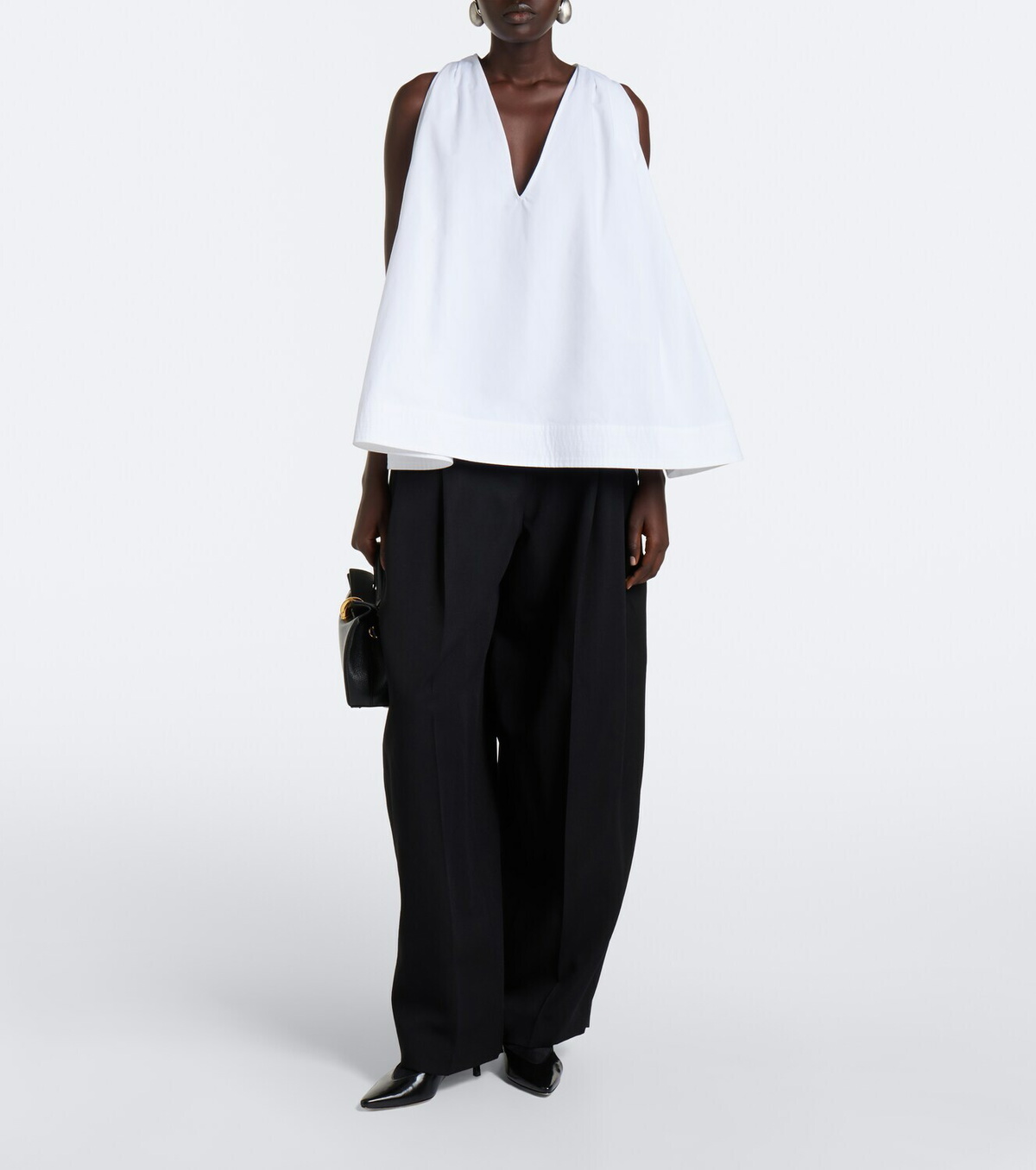 Jacquemus Valérie Small leather top-handle bag