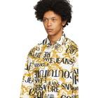 Versace Jeans Couture White Logo Baroque Shirt