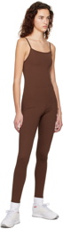 Girlfriend Collective Brown Cami Unitard