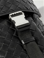 Bottega Veneta - Intrecciato Leather and Mesh Backpack
