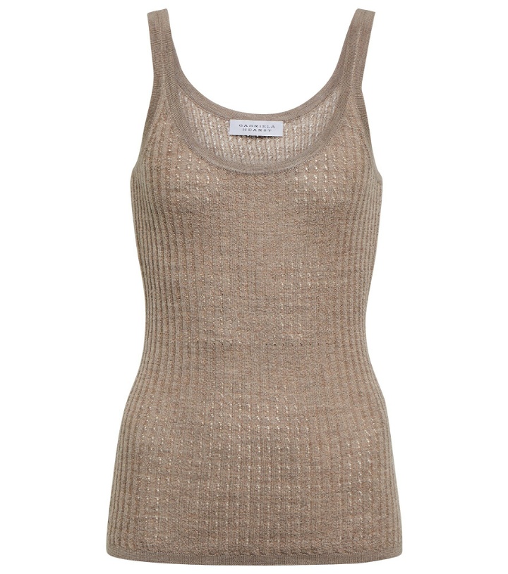 Photo: Gabriela Hearst - Graham ribbed-knit cashmere and silk tank top