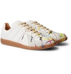 MAISON MARGIELA - Replica Painted Leather Sneakers - White