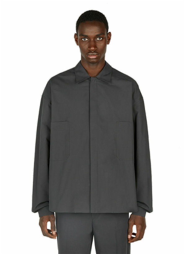 Photo: The Row - Amoneto Jacket in Dark Grey