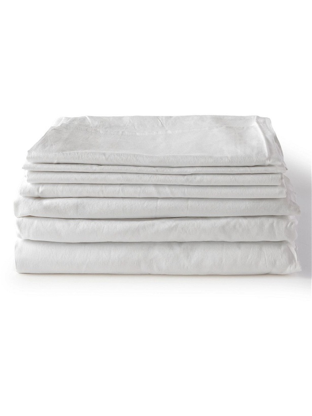 Photo: Cleverly Laundry - Seven-Piece Cotton Bed Sheet Set - Men